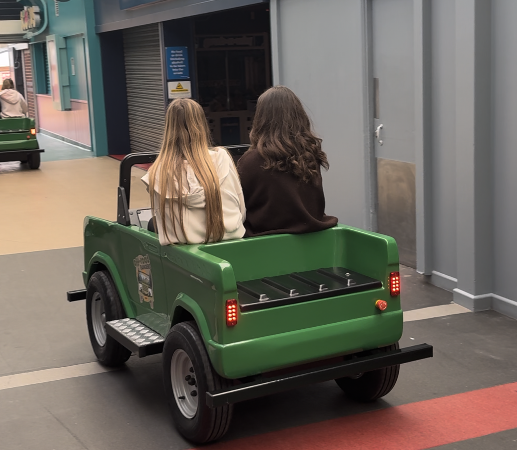 Staff at Vauxhall Parkdean taking Off Road Adventurers for a test drive