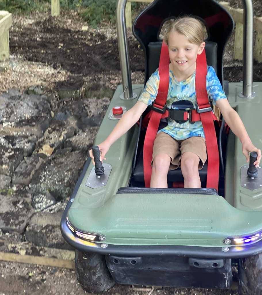 Guest navigating the Crazi-Bugz off-road track at Holme Valley